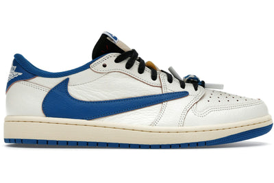 Jordan 1 Retro Low OG SP Fragment x Travis Scott Sail Military Blue