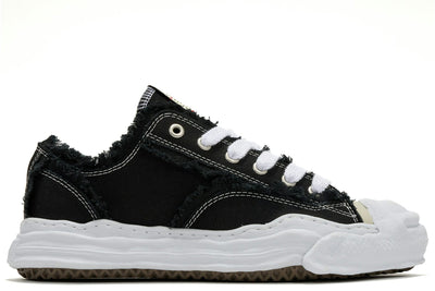 Maison Mihara Yasuhiro Hank OG Sole Canvas Low Frayed Black