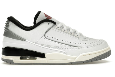 Jordan 2/3 White Black Metallic Silver