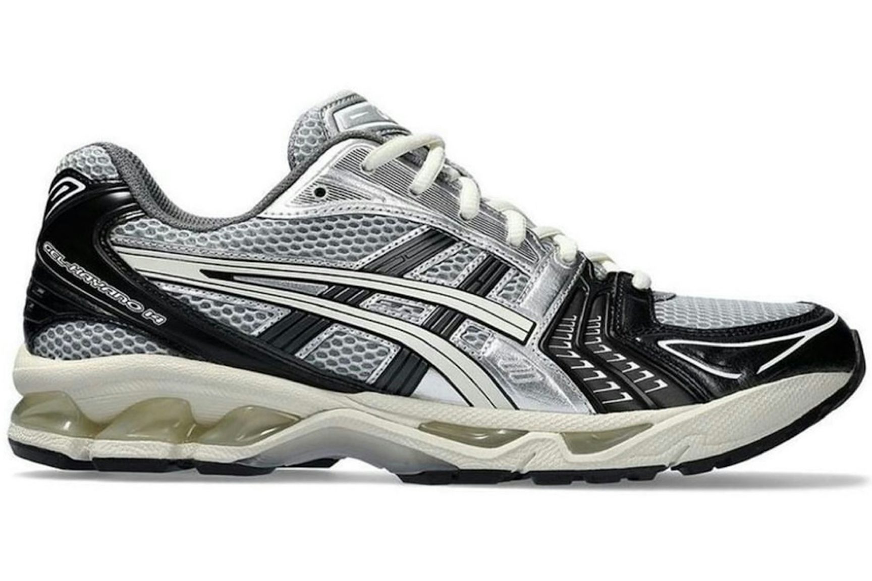 ASICS Gel-Kayano 14 Black Glacier Grey Silver-1