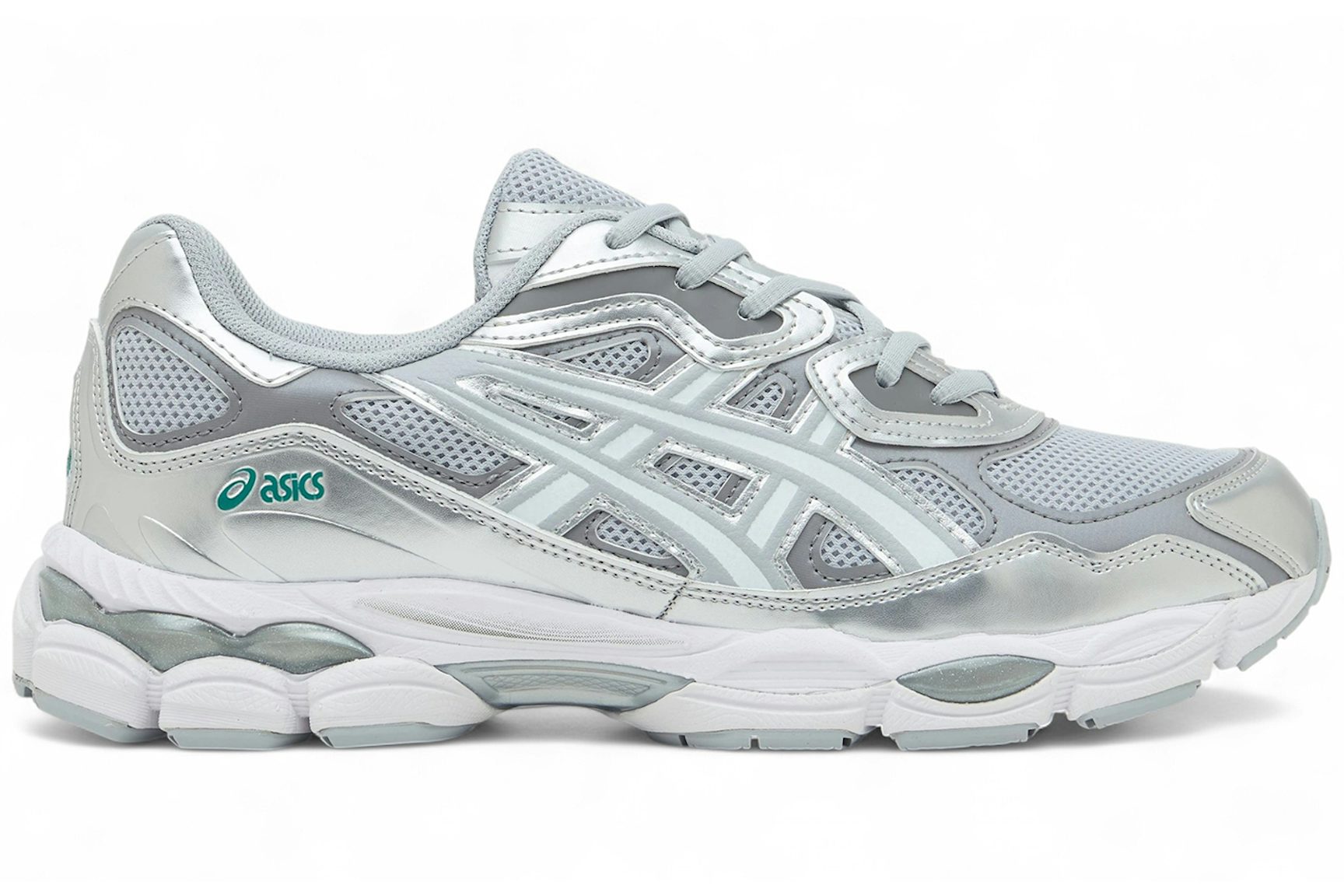 ASICS Gel-NYC Silver Piedmont Grey White Aqua