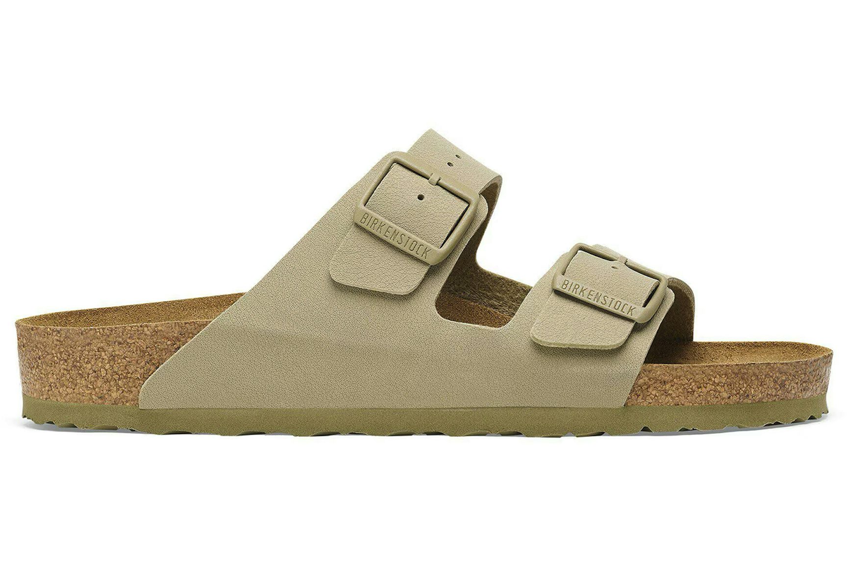 Birkenstock Arizona Birko-Flor Faded Khaki-1