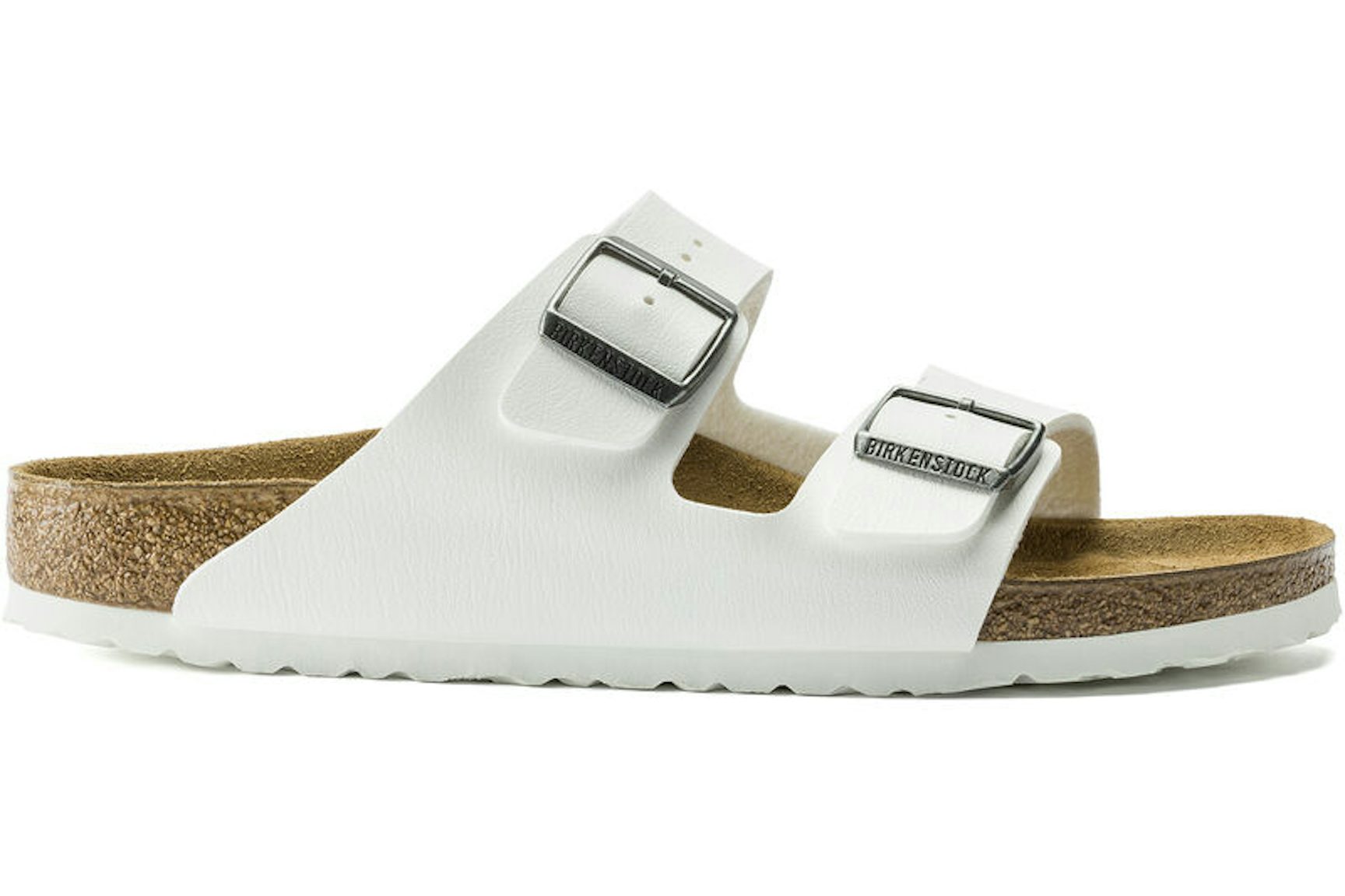 Birkenstock Arizona Birko-Flor White (Women's)-1