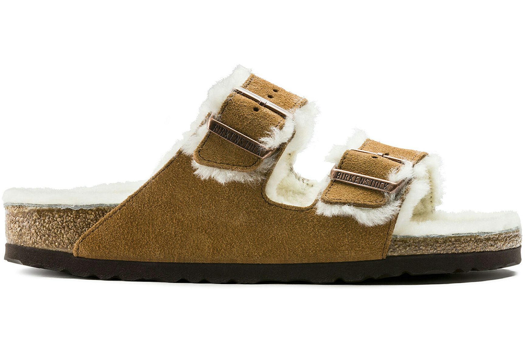 Birkenstock Arizona Shearling Suede Mink-1