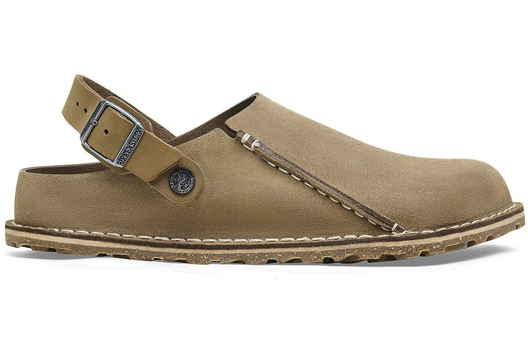 Birkenstock Lutry Suede Gray Taupe-1