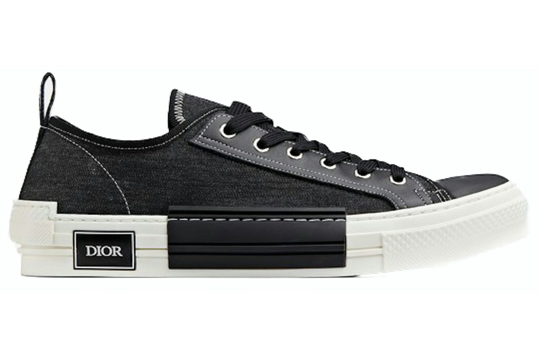 Dior B23 Low Black Denim-1