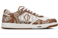 Dior B27 Low Coffee White CD Paisley White Dior Oblique