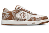 Dior B27 Low Coffee White CD Paisley White Dior Oblique