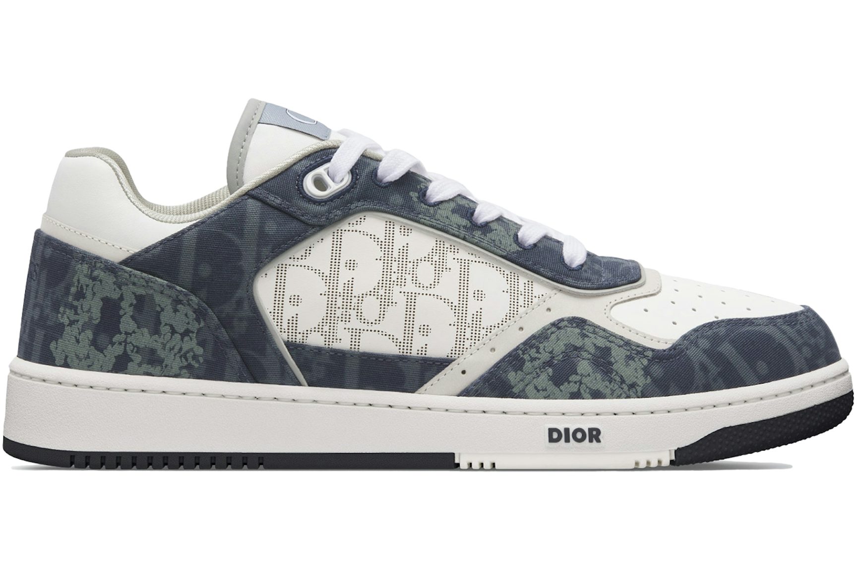 Dior B27 Low Denim Blue White Dior Tears Oblique Galaxy Leather-1