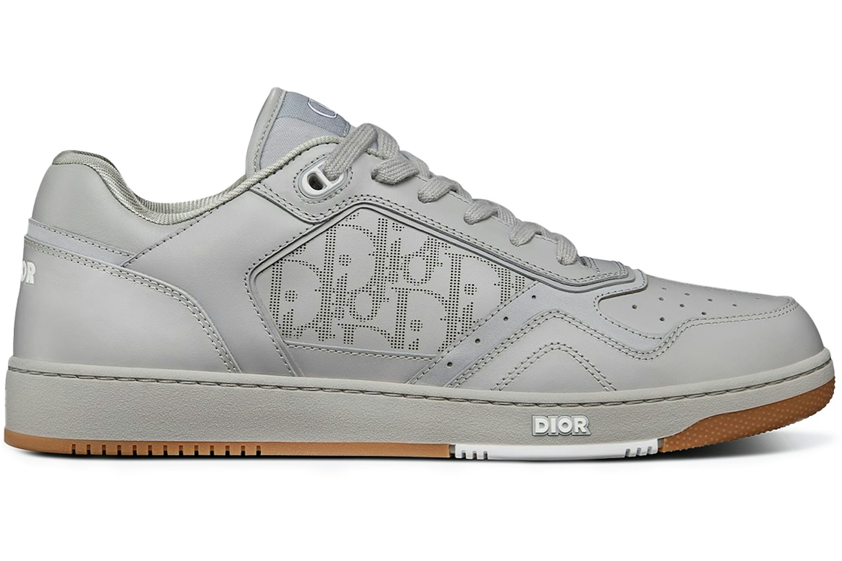 Dior B27 Low Gray Oblique Leather-1
