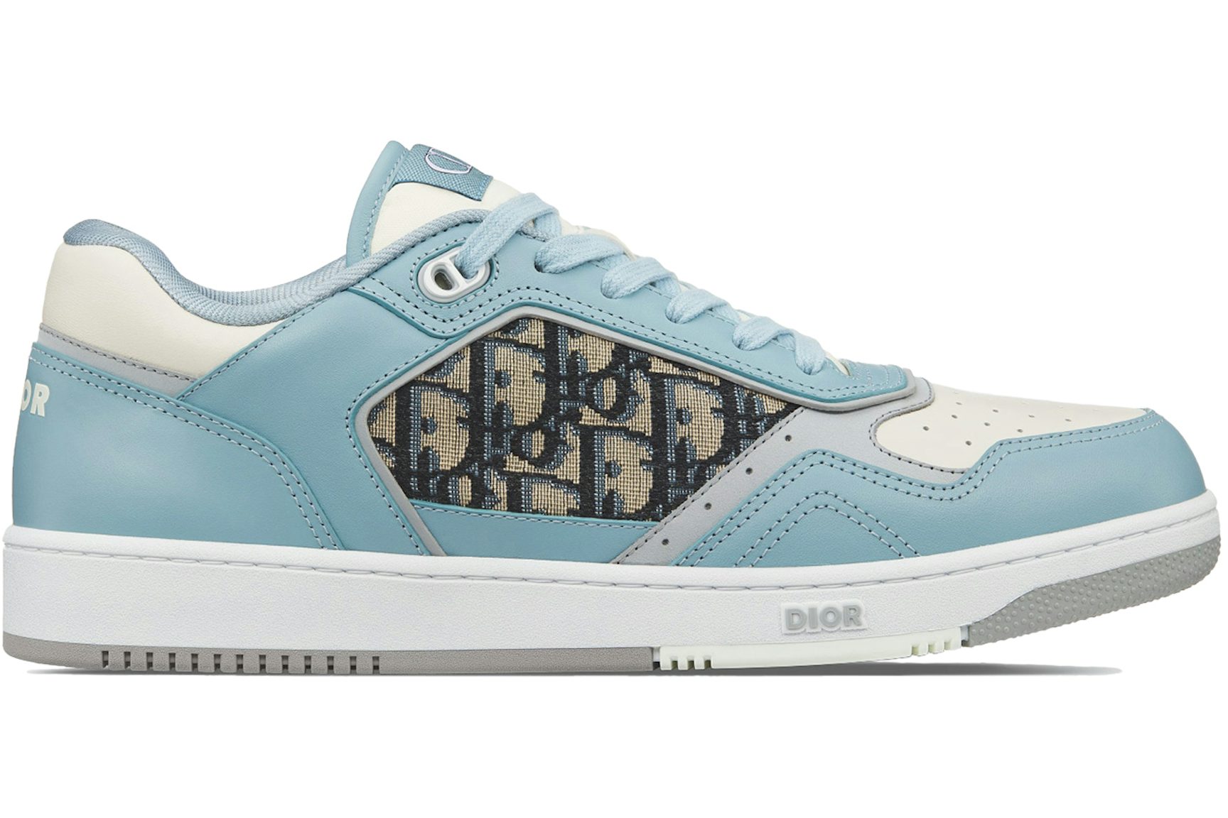 Dior B27 Low Light Blue Cream Dior Oblique Jacquard-1