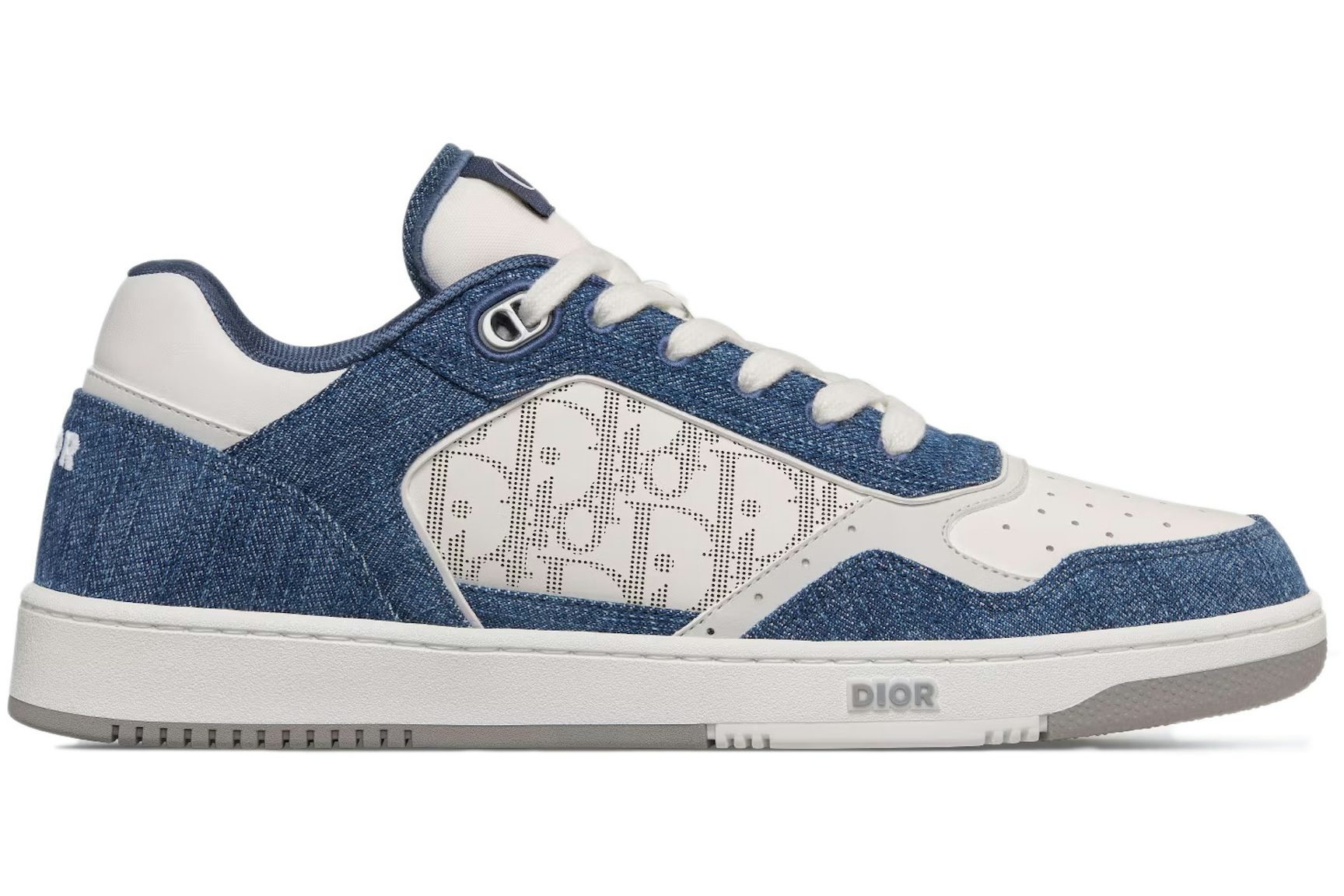 Dior B27 Low White Blue Denim-1