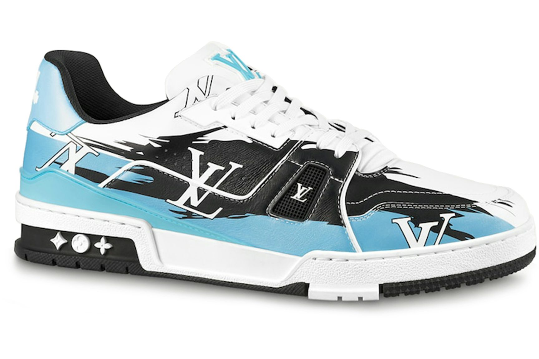 Louis Vuitton LV Trainer #54 Graphic Print White Black Blue