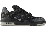 Louis Vuitton LV Trainer Black Monogram Denim