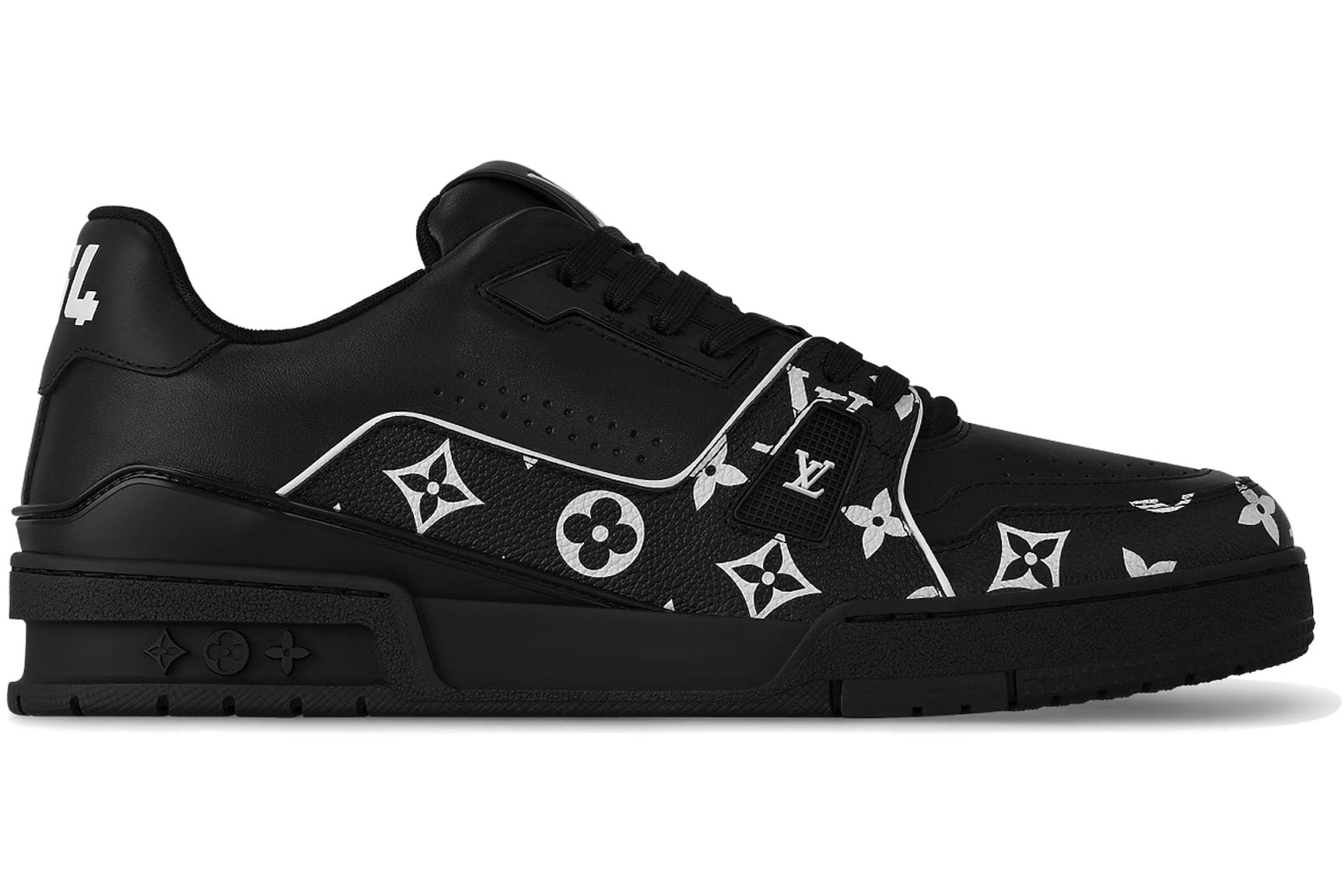 Louis Vuitton LV Trainer Black White Monogram-1