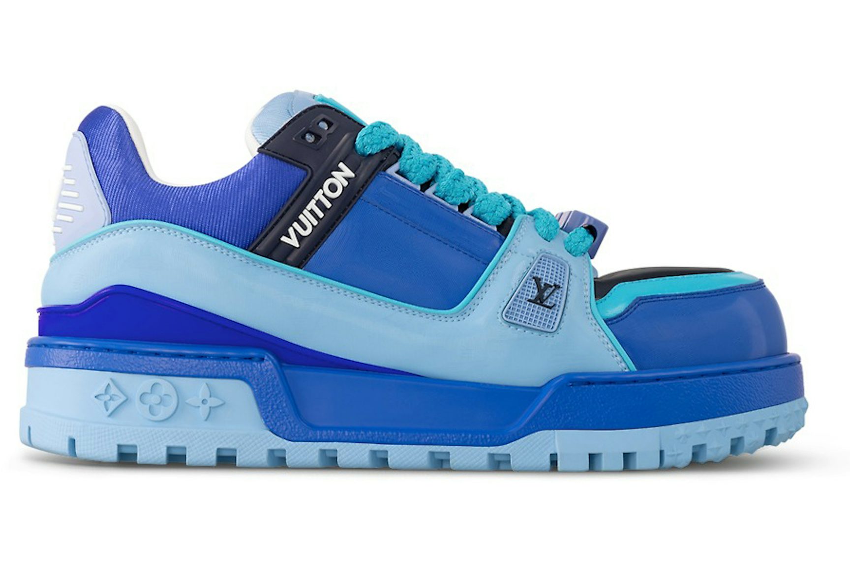 Louis Vuitton LV Trainer Maxi Blue Teal