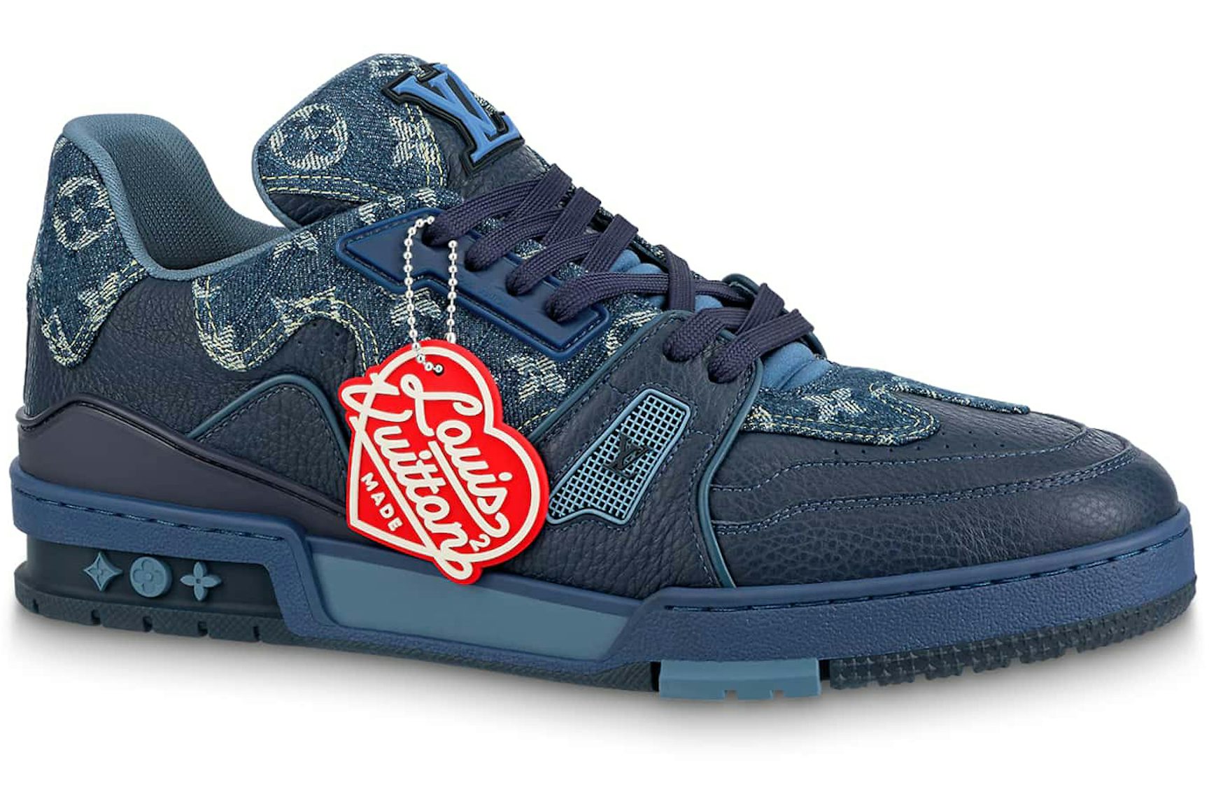 Louis Vuitton LV Trainer x Nigo Blue Demin