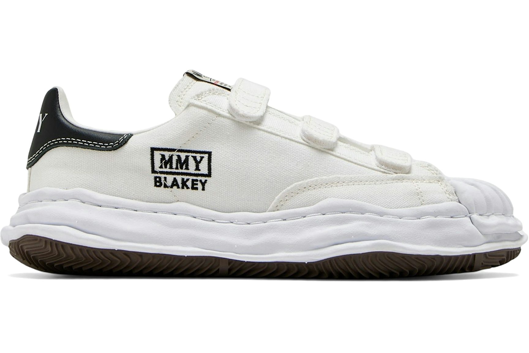 Maison Mihara Yasuhiro Blakey OG Sole Canvas Low Velcro White
