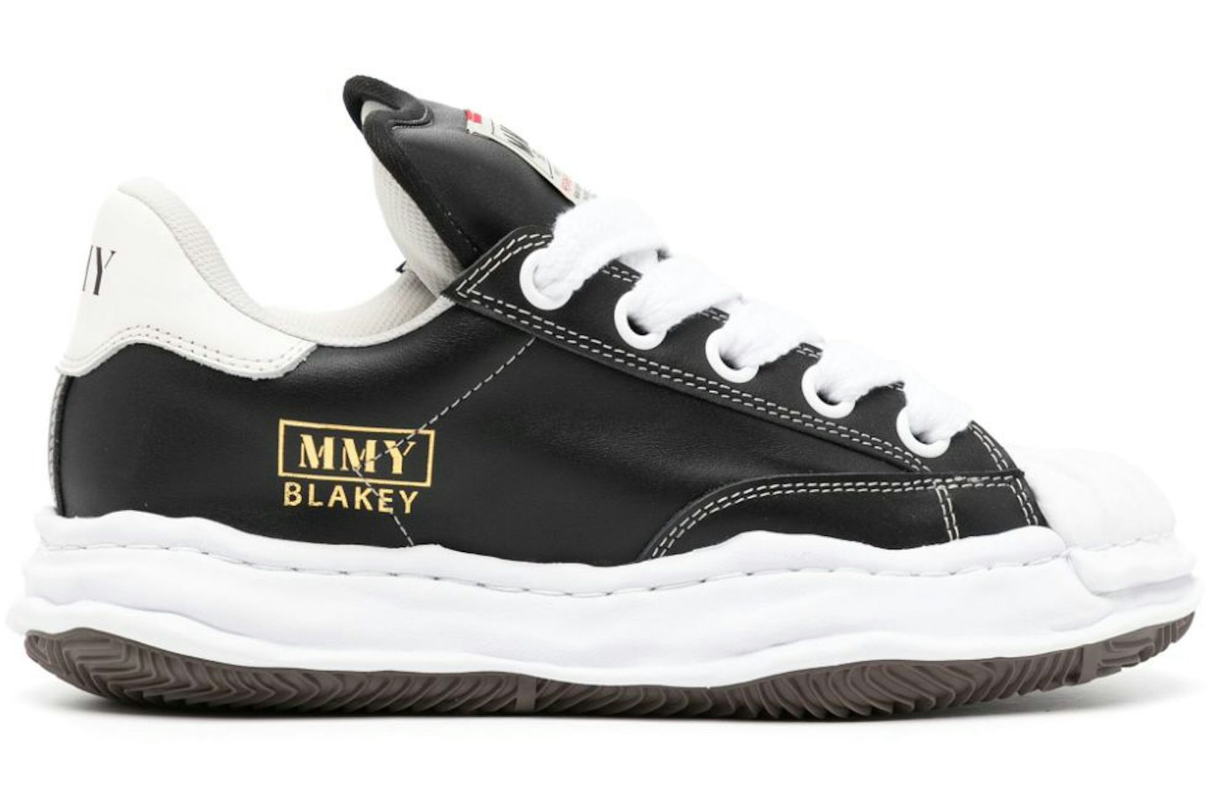 Maison Mihara Yasuhiro Blakey Puffer OG Sole Leather Black White