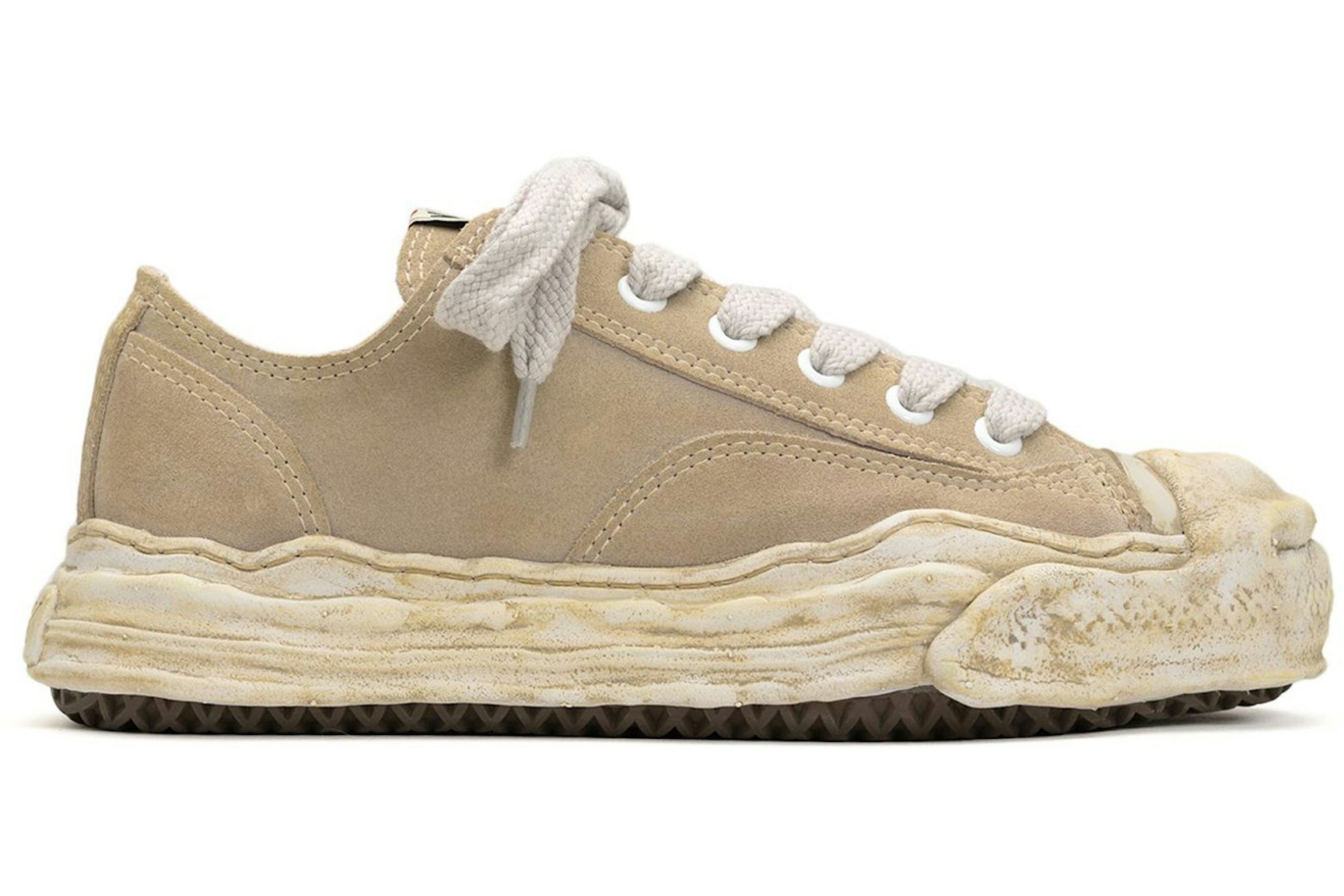 Maison Mihara Yasuhiro Hank OG Sole Suede Low Beige White