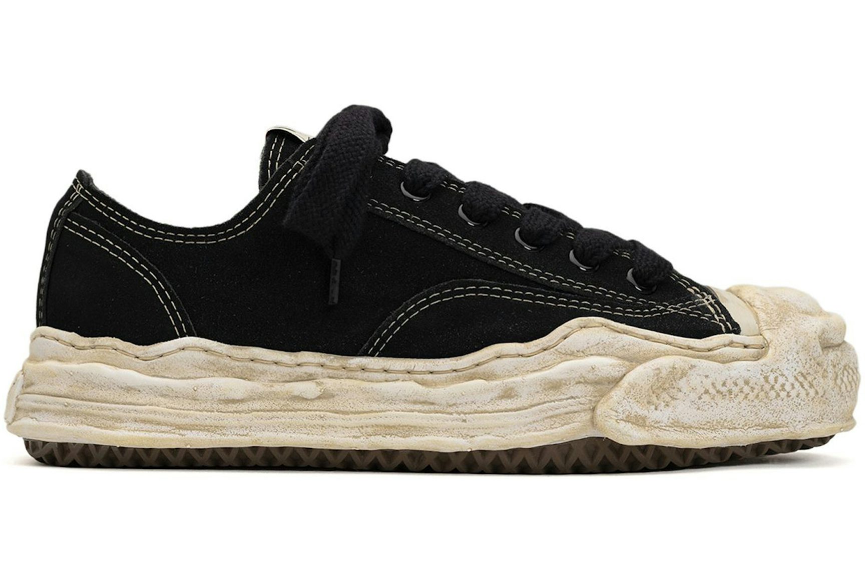 Maison Mihara Yasuhiro Hank OG Sole Suede Low Black White