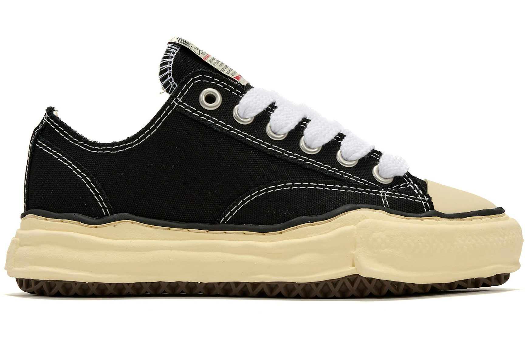 Maison Mihara Yasuhiro Peterson OG Sole Canvas Low Black-1