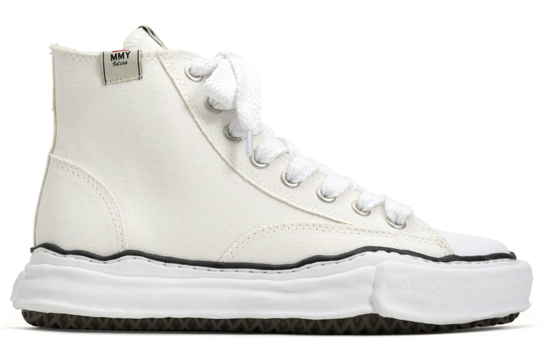 Maison Mihara Yasuhiro Peterson OG Sole Canvas High White-1