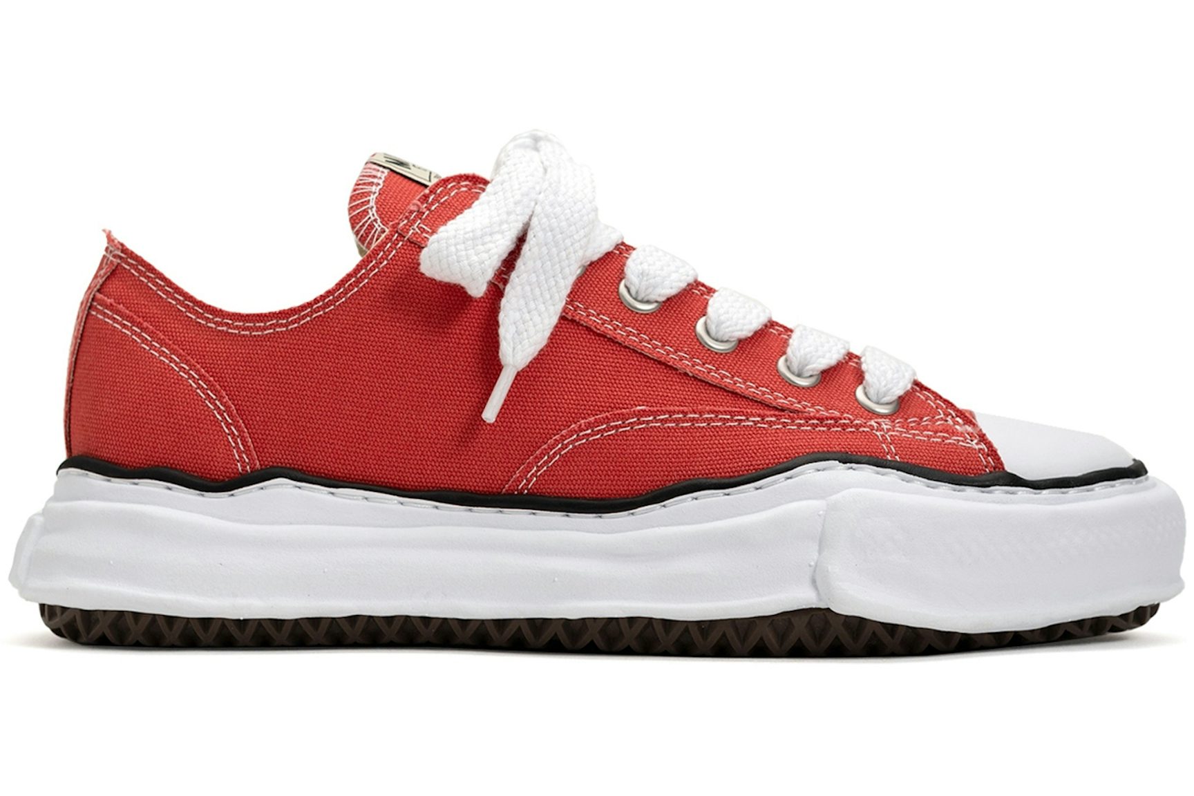 Maison Mihara Yasuhiro Peterson OG Sole Canvas Low Orange-1