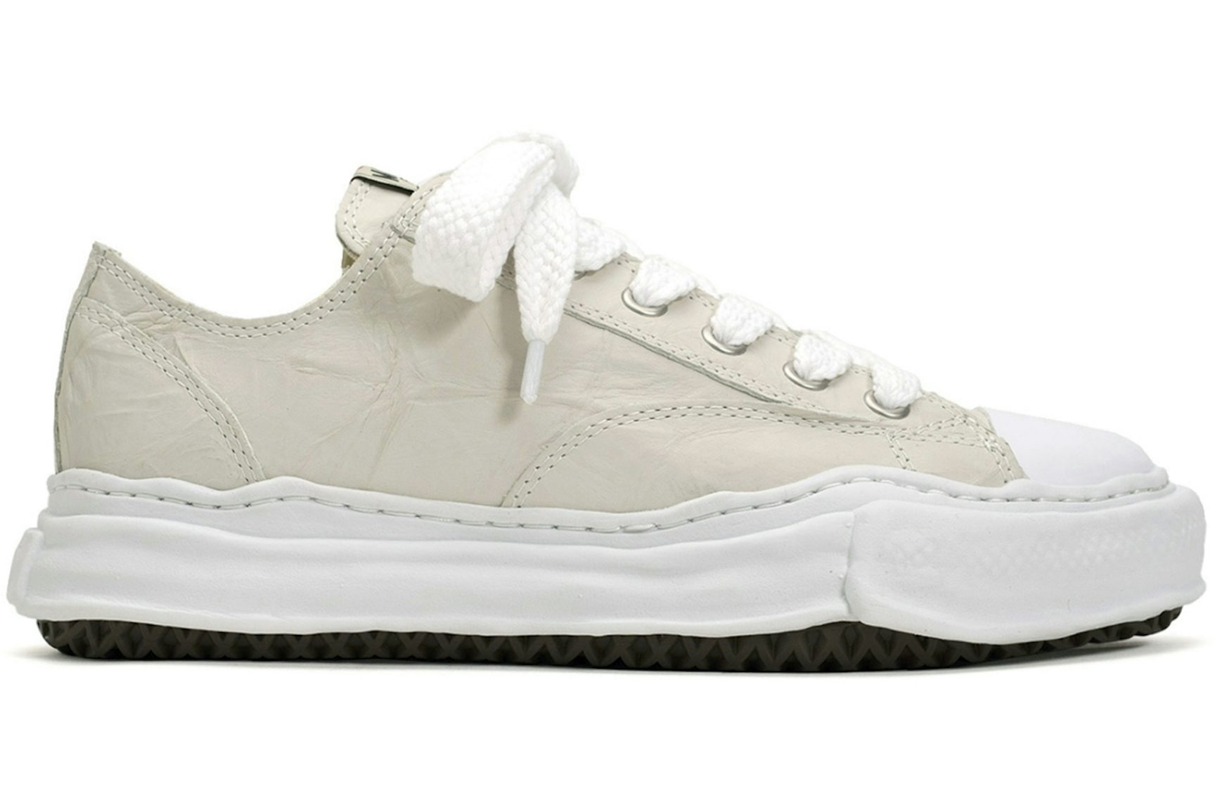 Maison Mihara Yasuhiro Peterson OG Sole PL Leather Low White-1