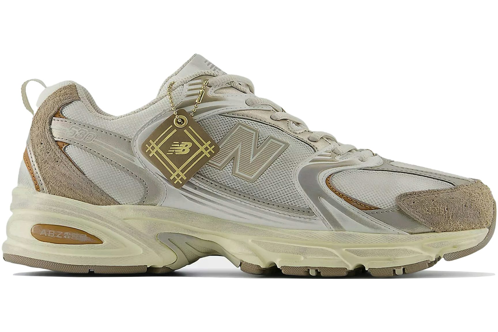 New Balance 530 White Light Khaki