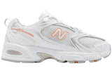 New Balance 530 White Silver Retro Orange