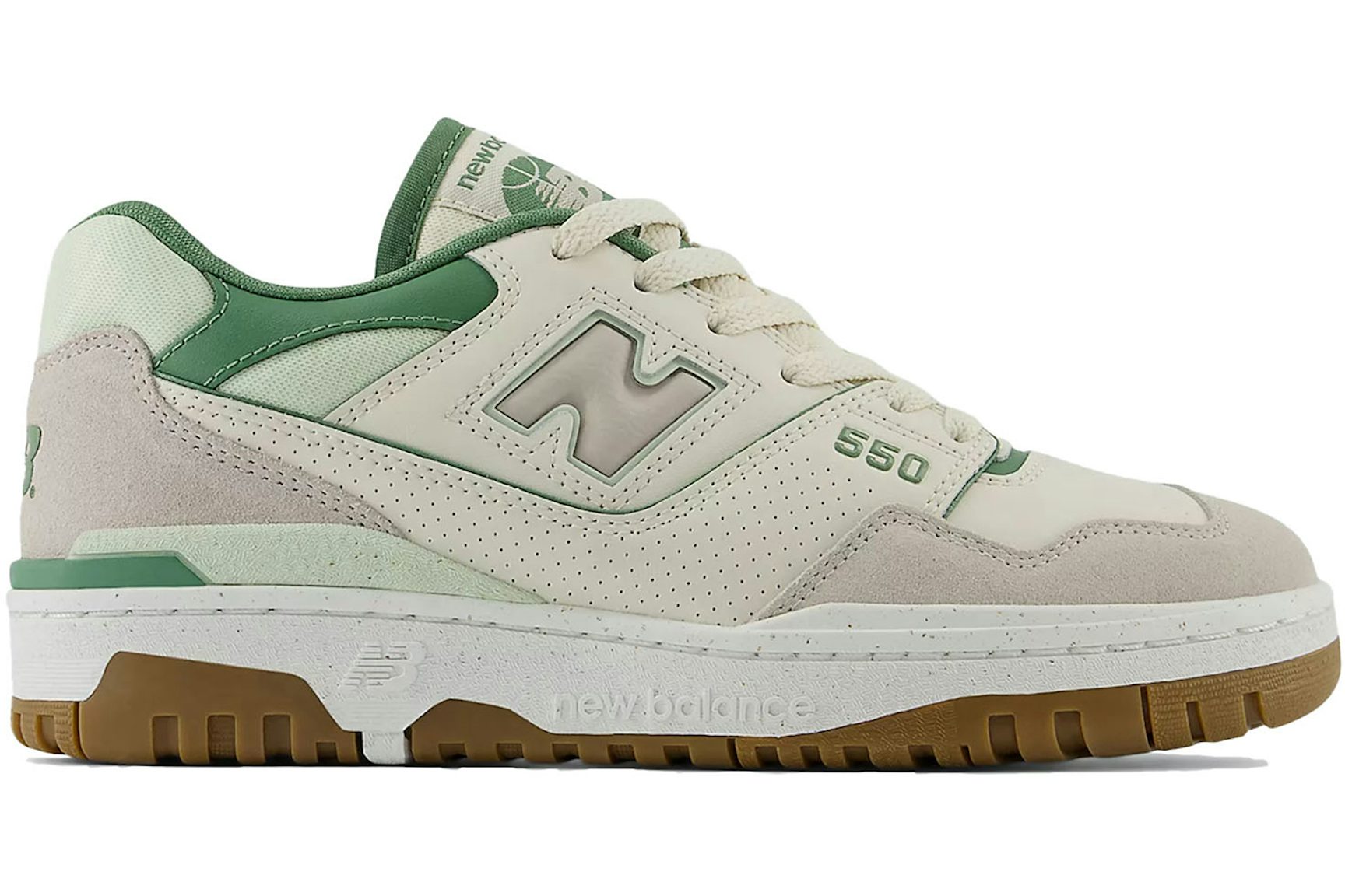 New Balance 550 Linen Mallard Green (Women's)-1