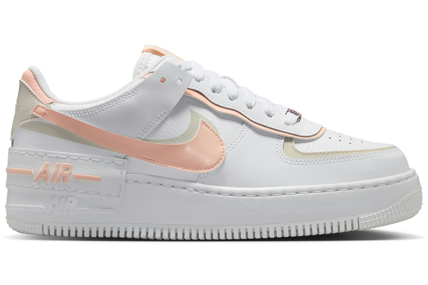 Nike Air Force 1 Low Shadow White Light Orewood Brown Washed Coral (Women's)