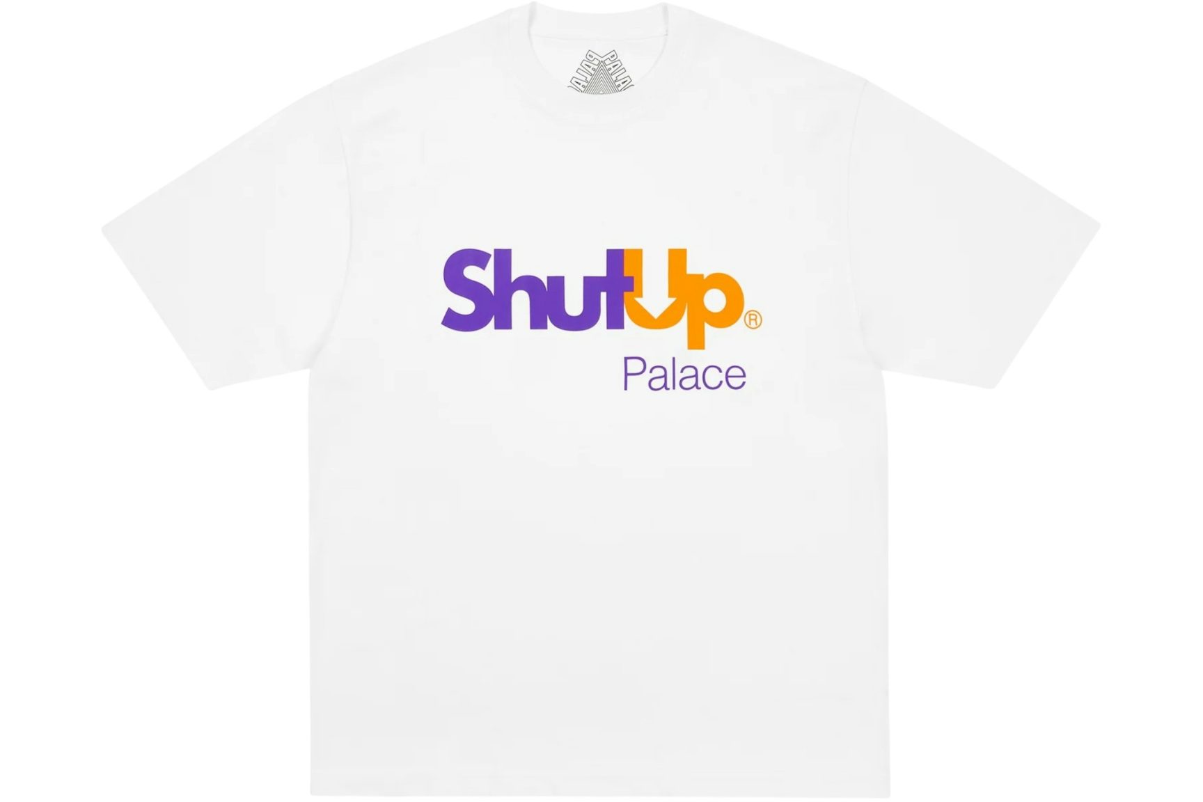 Palace Shut Up T-Shirt White-1