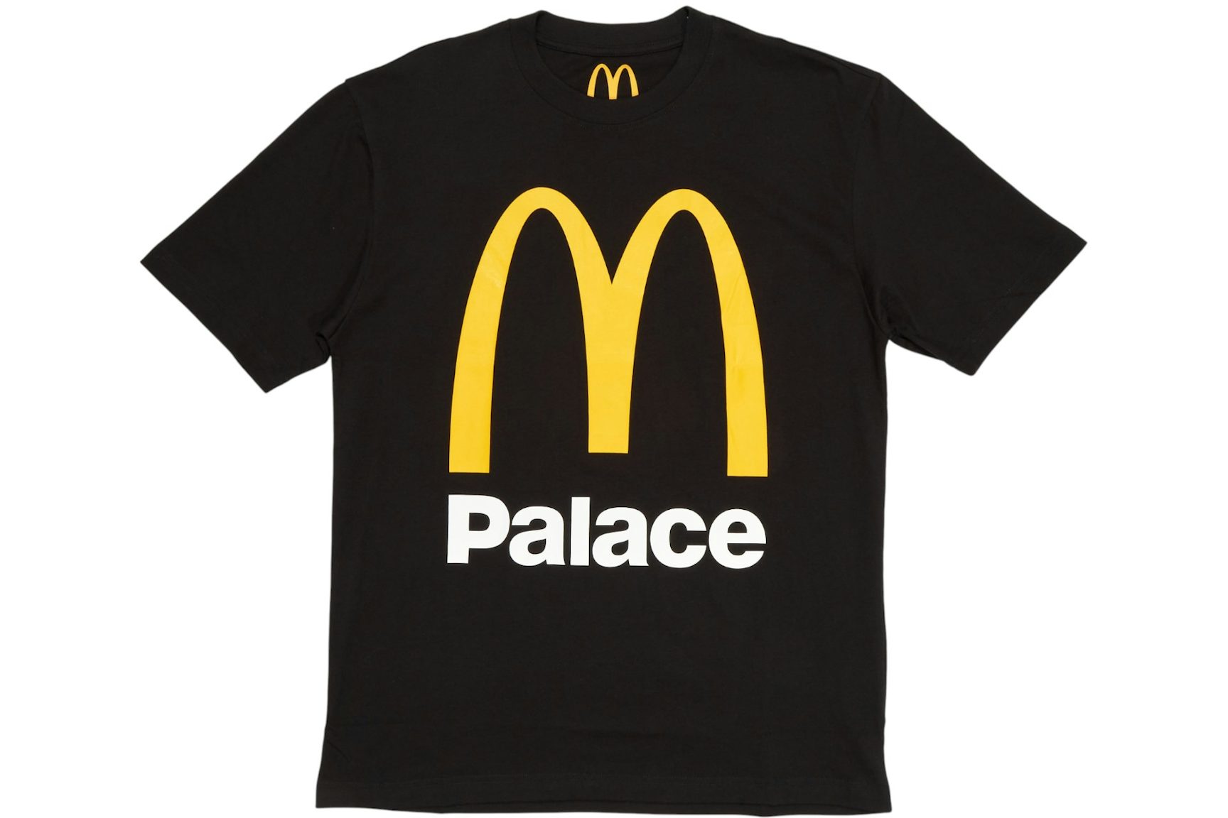 Palace x McDonald's Logo T-shirt Black-1