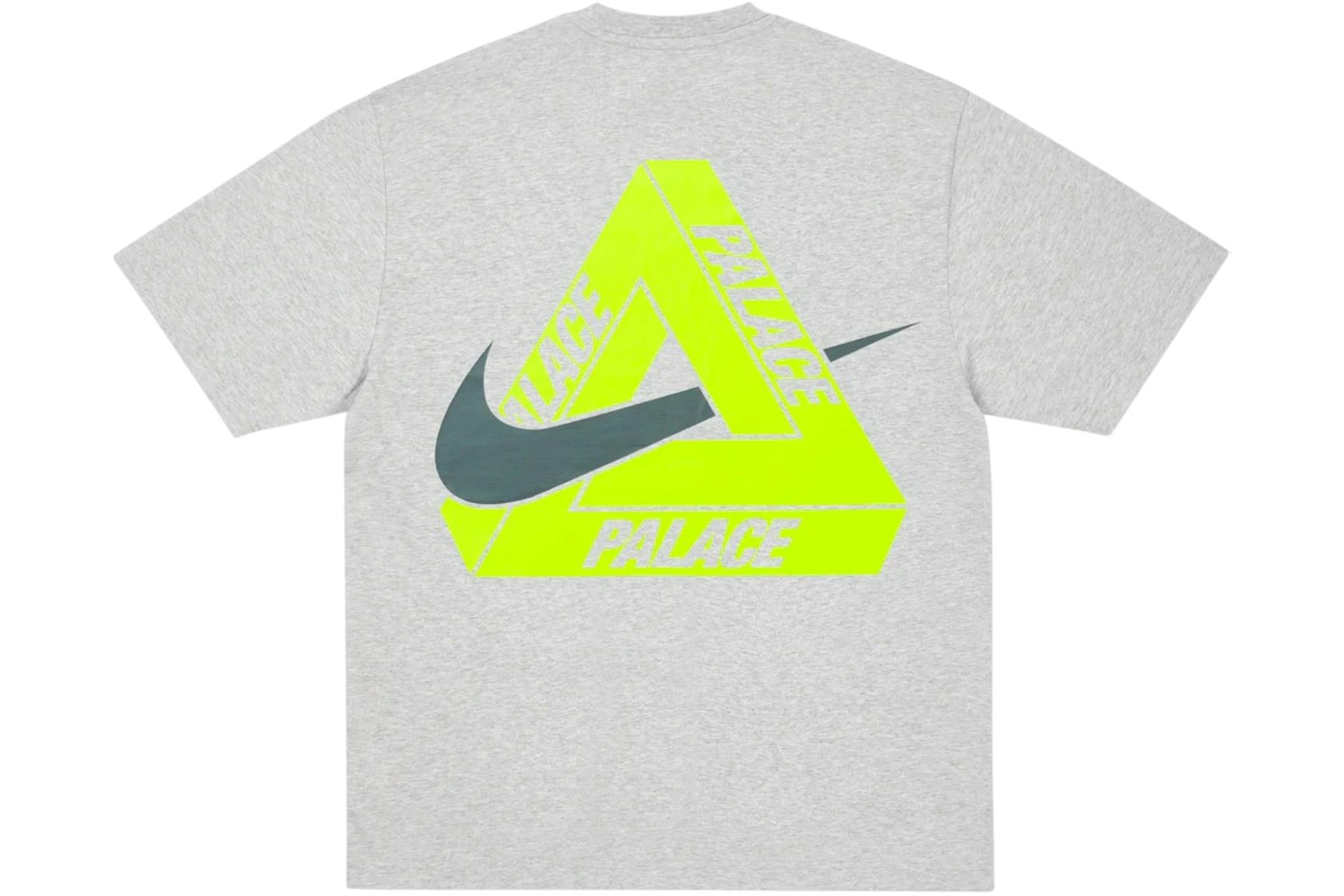Palace x Nike Tri Swoosh T-Shirt Grey Marl-1
