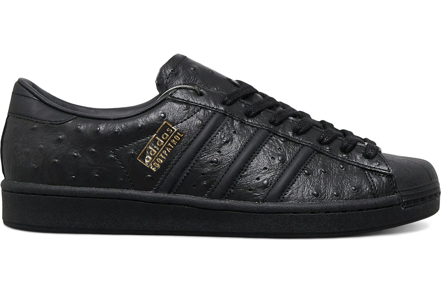 adidas Superstar Footpatrol Black Ostrich-1