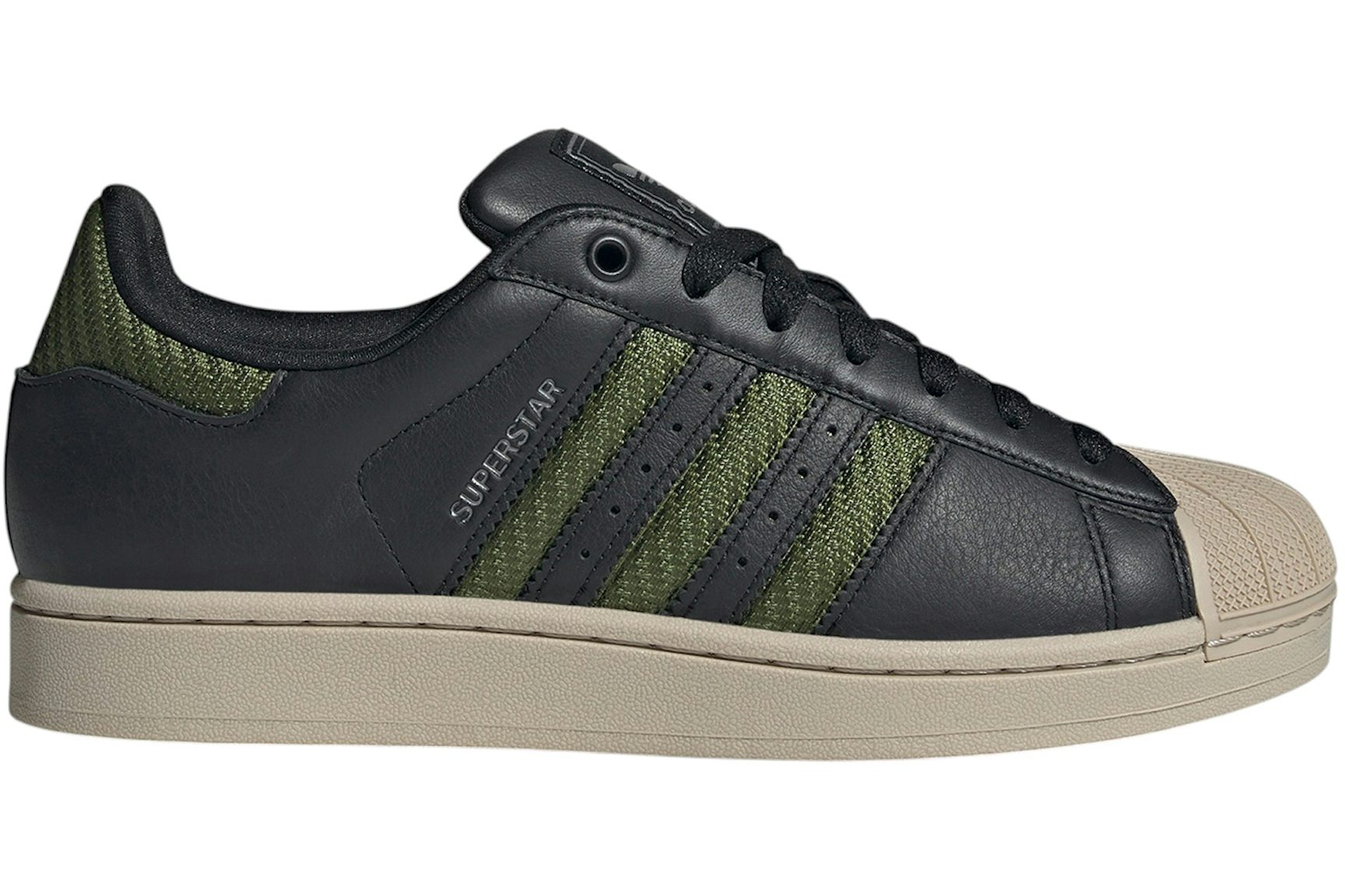 adidas Superstar II Black Tech Olive-1