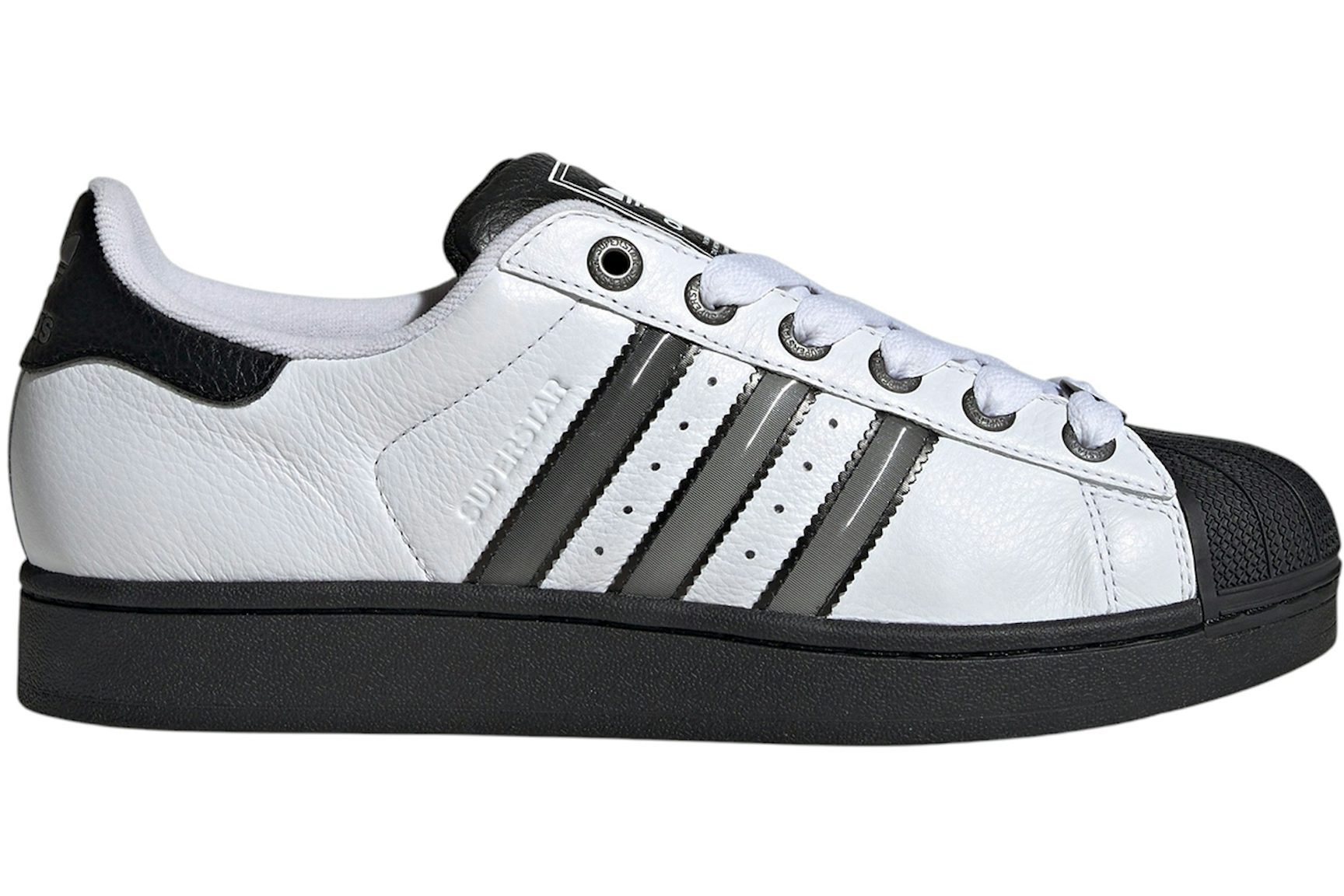 adidas Superstar II Cloud White Matte Silver Core Black-1