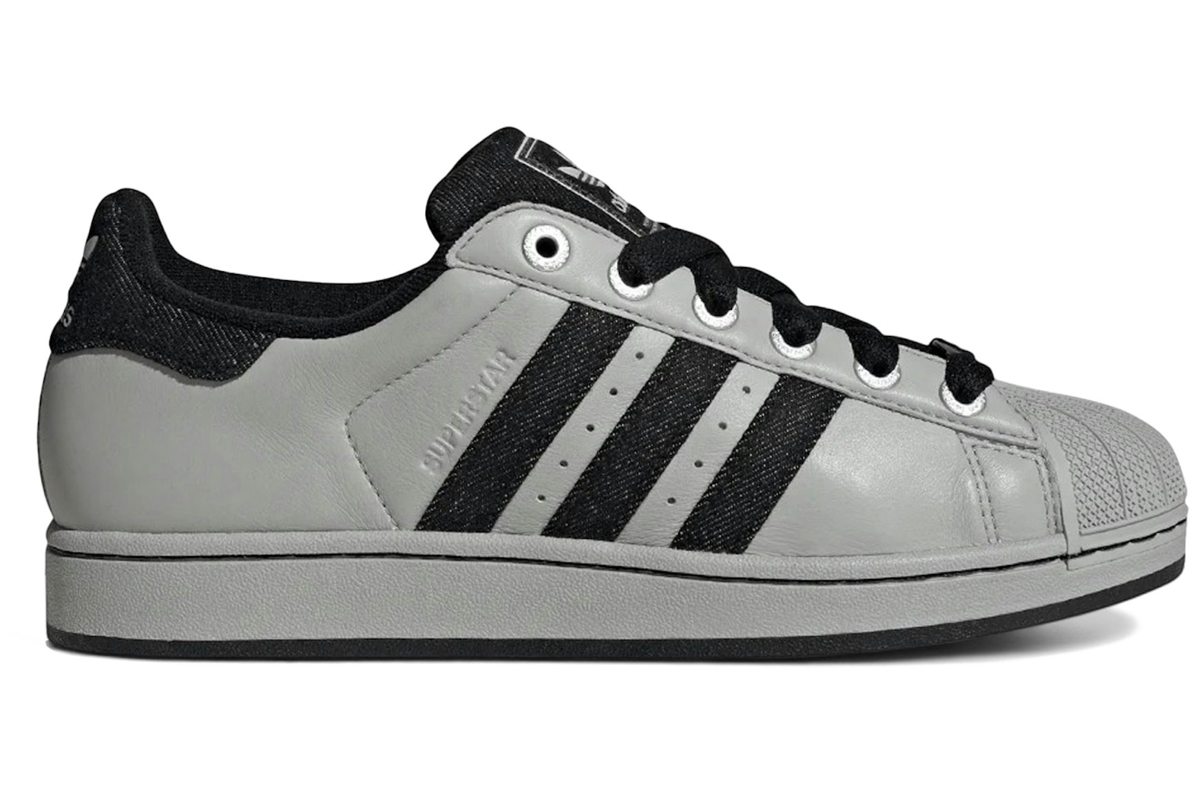 adidas Superstar II Grey Black Denim-1