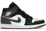Jordan 1 Mid Black White Iron Grey