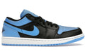 Jordan 1 Low Black University Blue