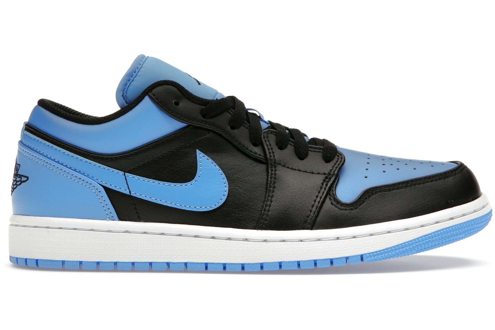 Jordan 1 Low Black University Blue-1