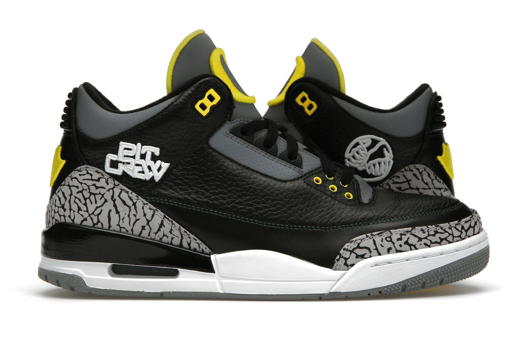 Jordan 3 Retro Oregon Ducks Pit Crew Black-1