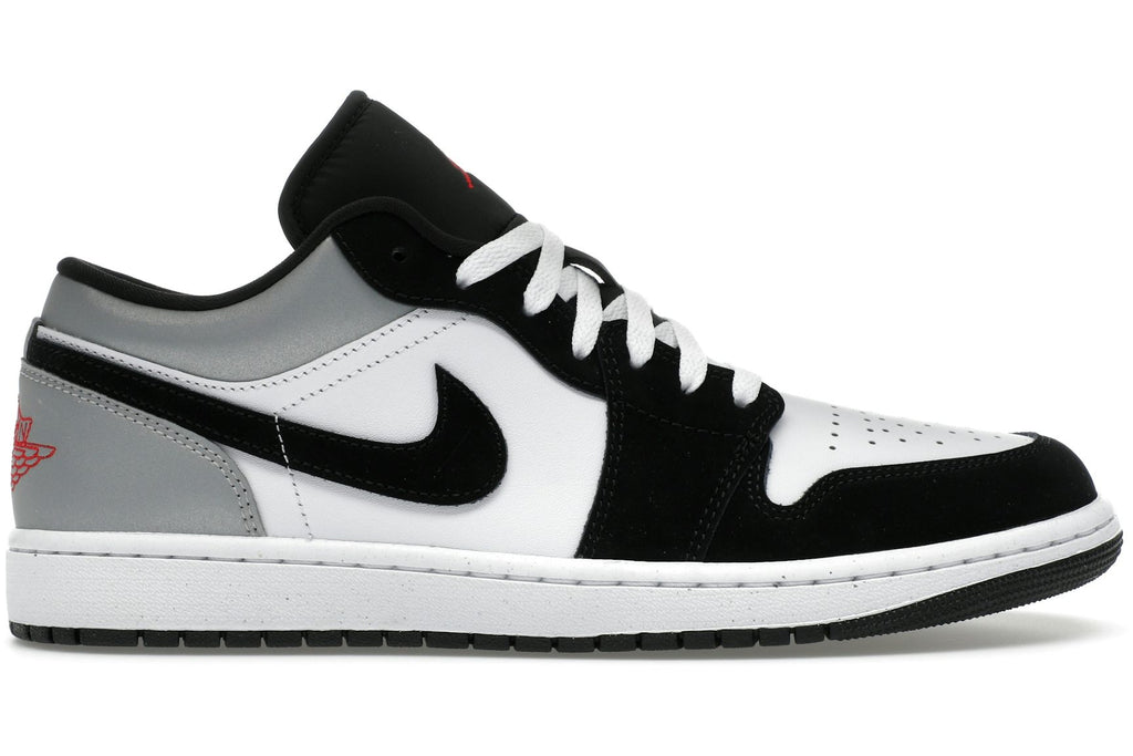 Jordan 1 Low SE White Fire Red Black Matte Silver-1