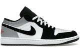 Jordan 1 Low SE White Fire Red Black Matte Silver