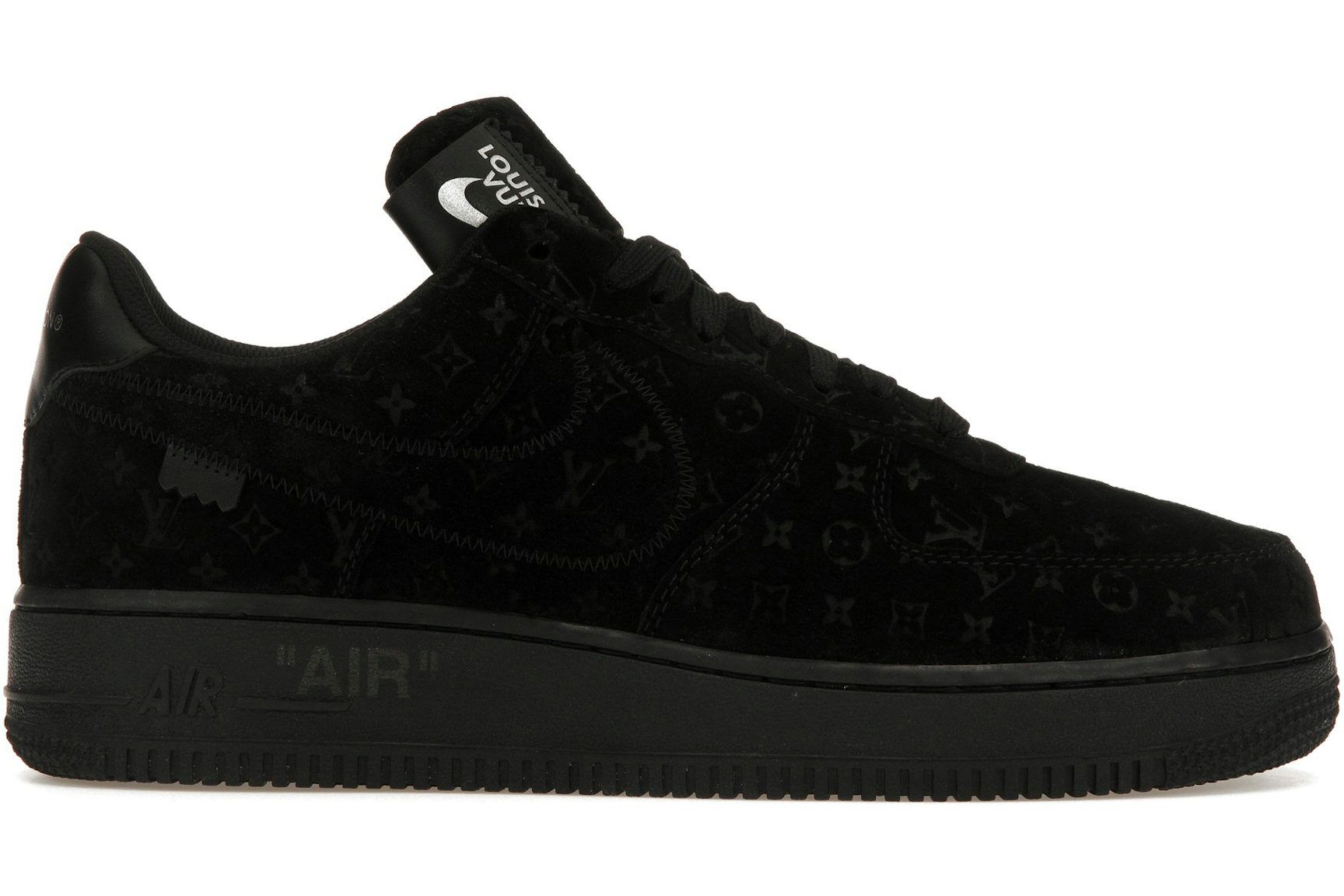 Louis Vuitton Nike Air Force 1 Low By Virgil Abloh Black-1