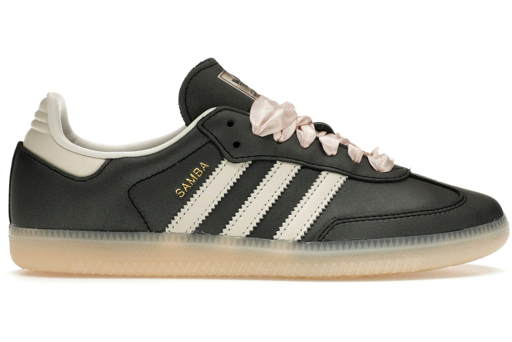 adidas Samba OG Black Pink Ribbon Laces (Women's)-1