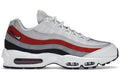 Nike Air Max 95 White Varsity Red Particle Gray