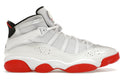 Jordan 6 Rings White University Red Black